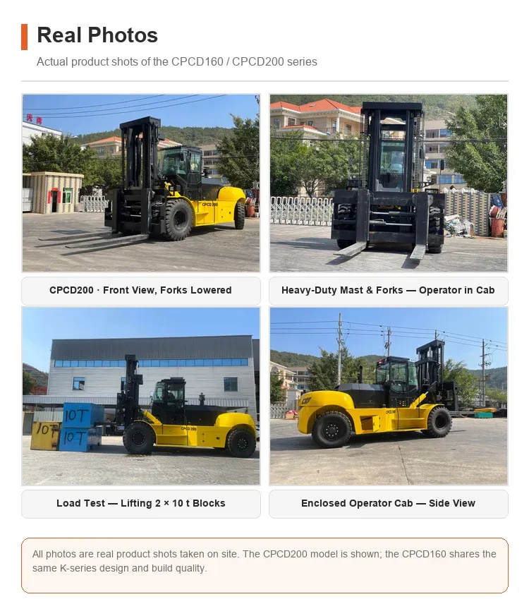 20 Ton Diesel Forklift Heavy Duty Counterbalance Forklift photo 5