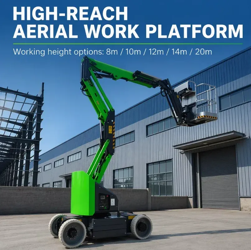 Towable Boom Lift Mobile Work Platform 8M 10M 12M 14M 20M 200 to 300 kg (LPT-28890) photo 1