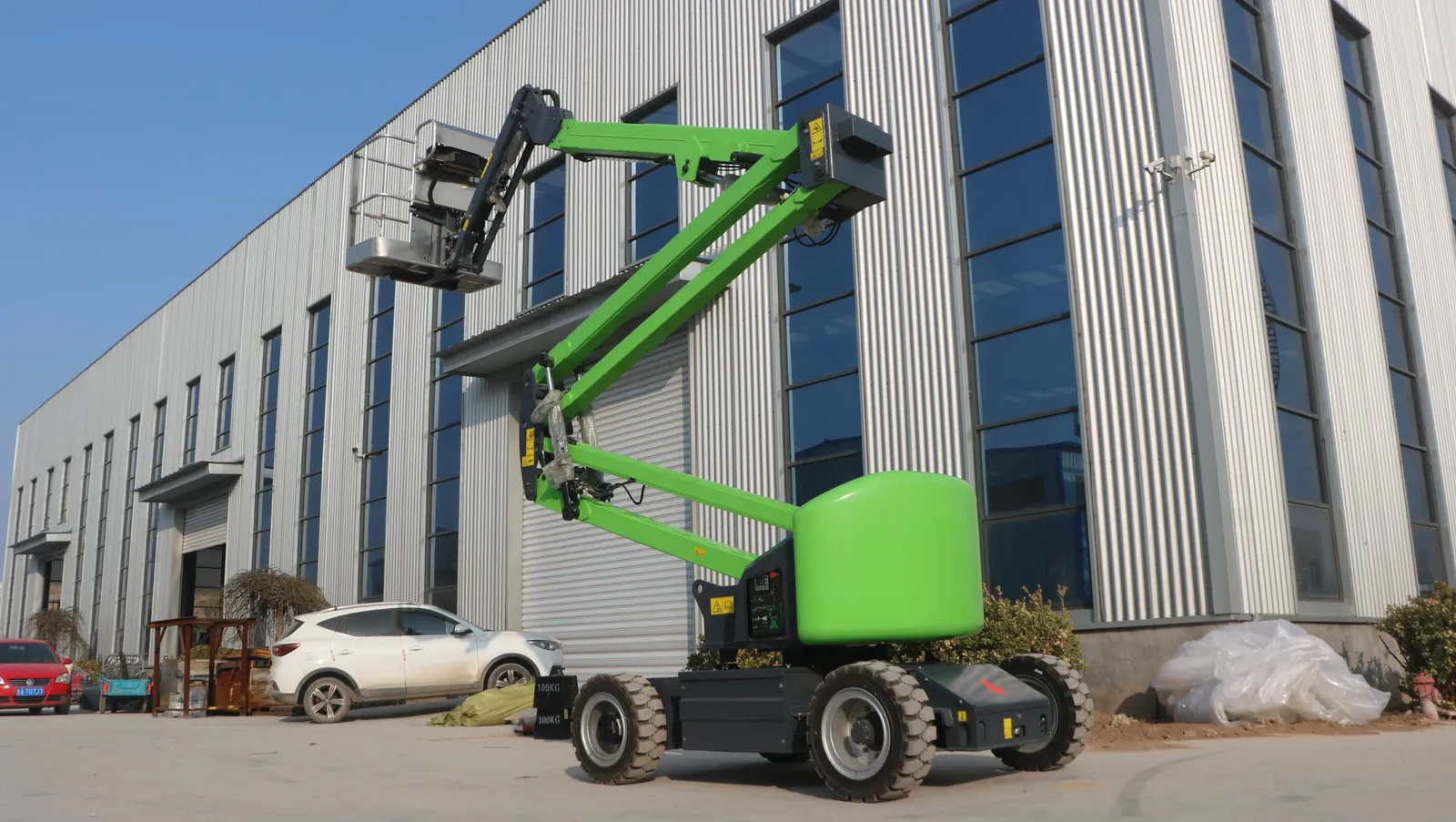 Towable Boom Lift Mobile Work Platform 8M 10M 12M 14M 20M 200 to 300 kg (LPT-28890) photo 6