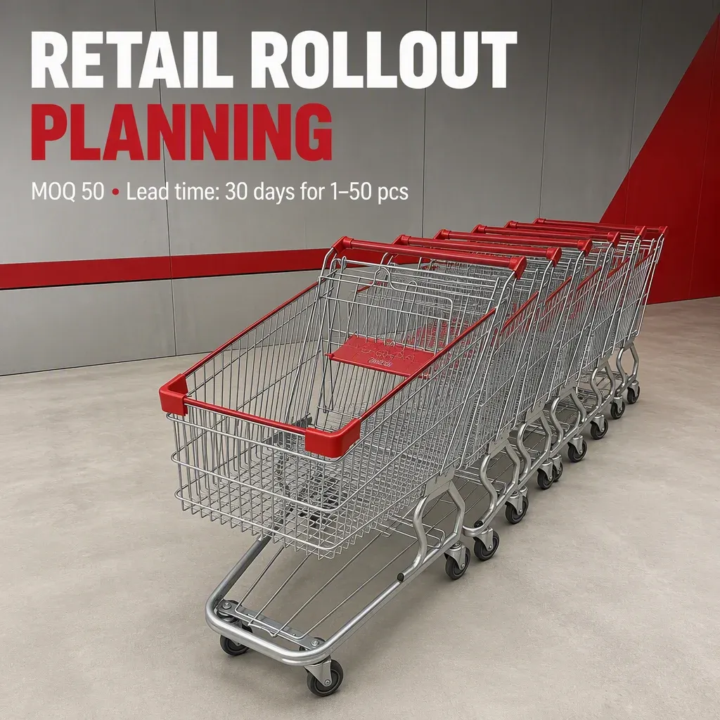 German Style Metal Folding Shopping Trolley German detail 3