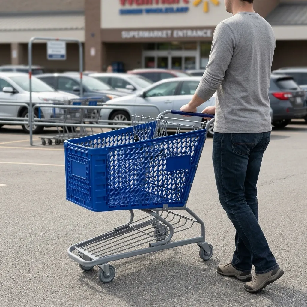 Unfolding Steel Hand Trolley Zinc Plated (LPT-87995)