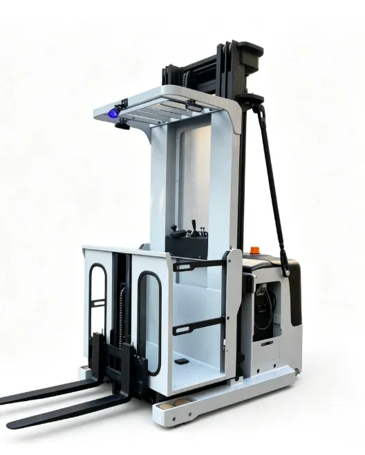 Electric Order Picker CXD10-45 Stand-On Reach Truck 1000 kg (LPT-71212) photo 1