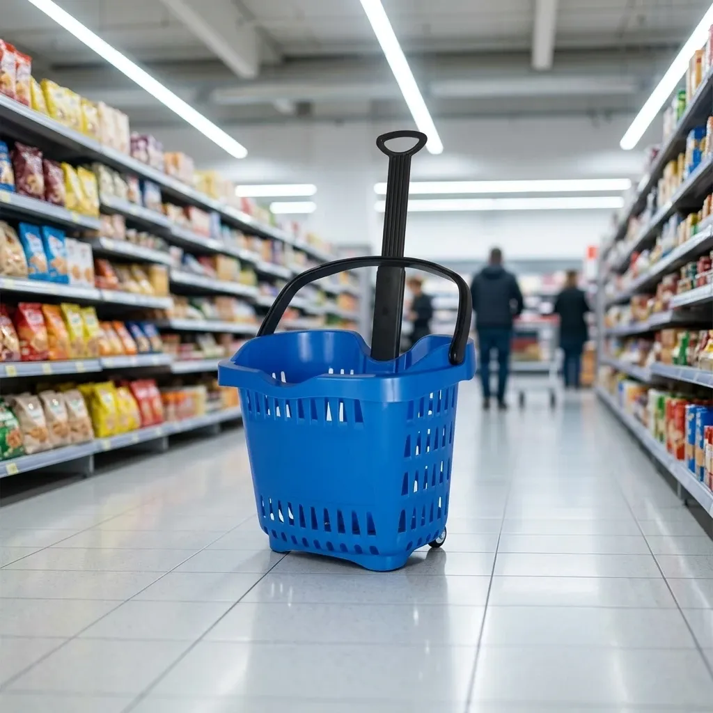 Supermarket Shopping Trolley Colourful (LPT-48275)