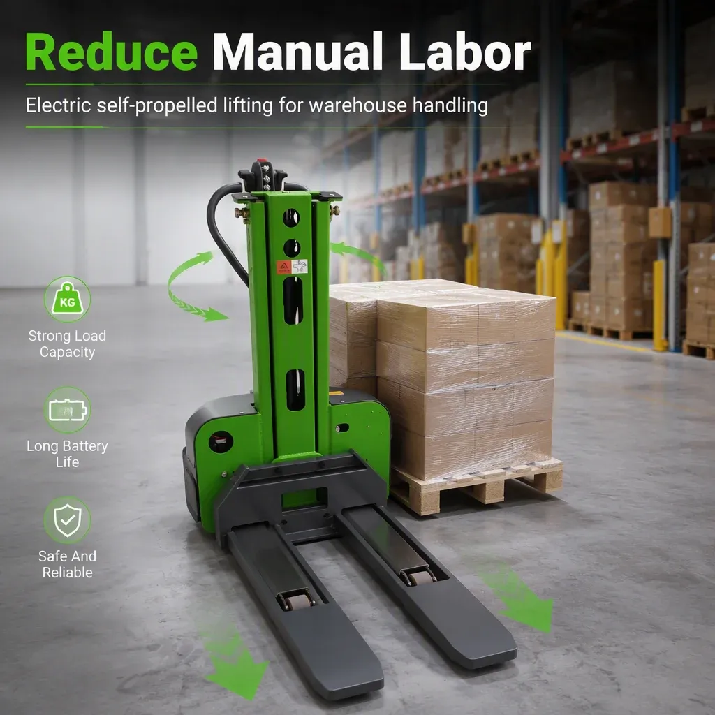 Superior Cost Saving Electric Self Loading Stacker detail 1