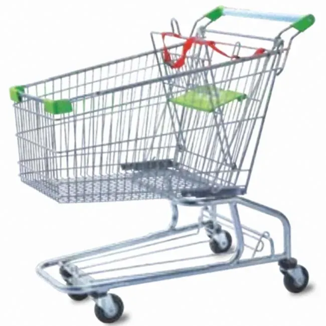 American Style 150L Shopping Trolley Metal detail 2