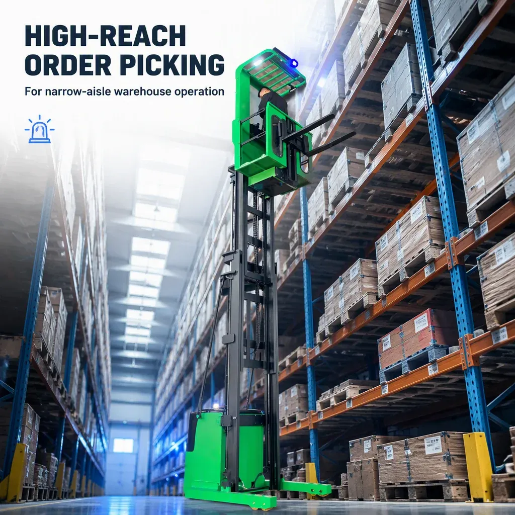 Man up Electric Order Picker 1000 to 1500 kg detail 1