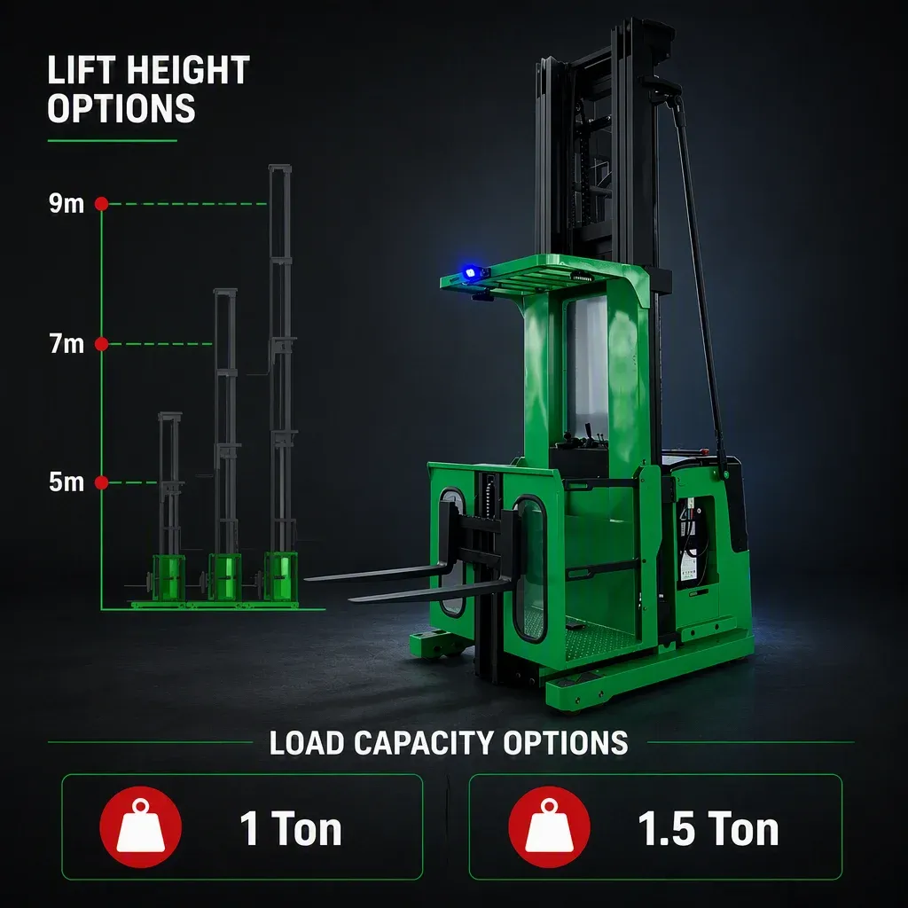 Man up Electric Order Picker 1000 to 1500 kg detail 4