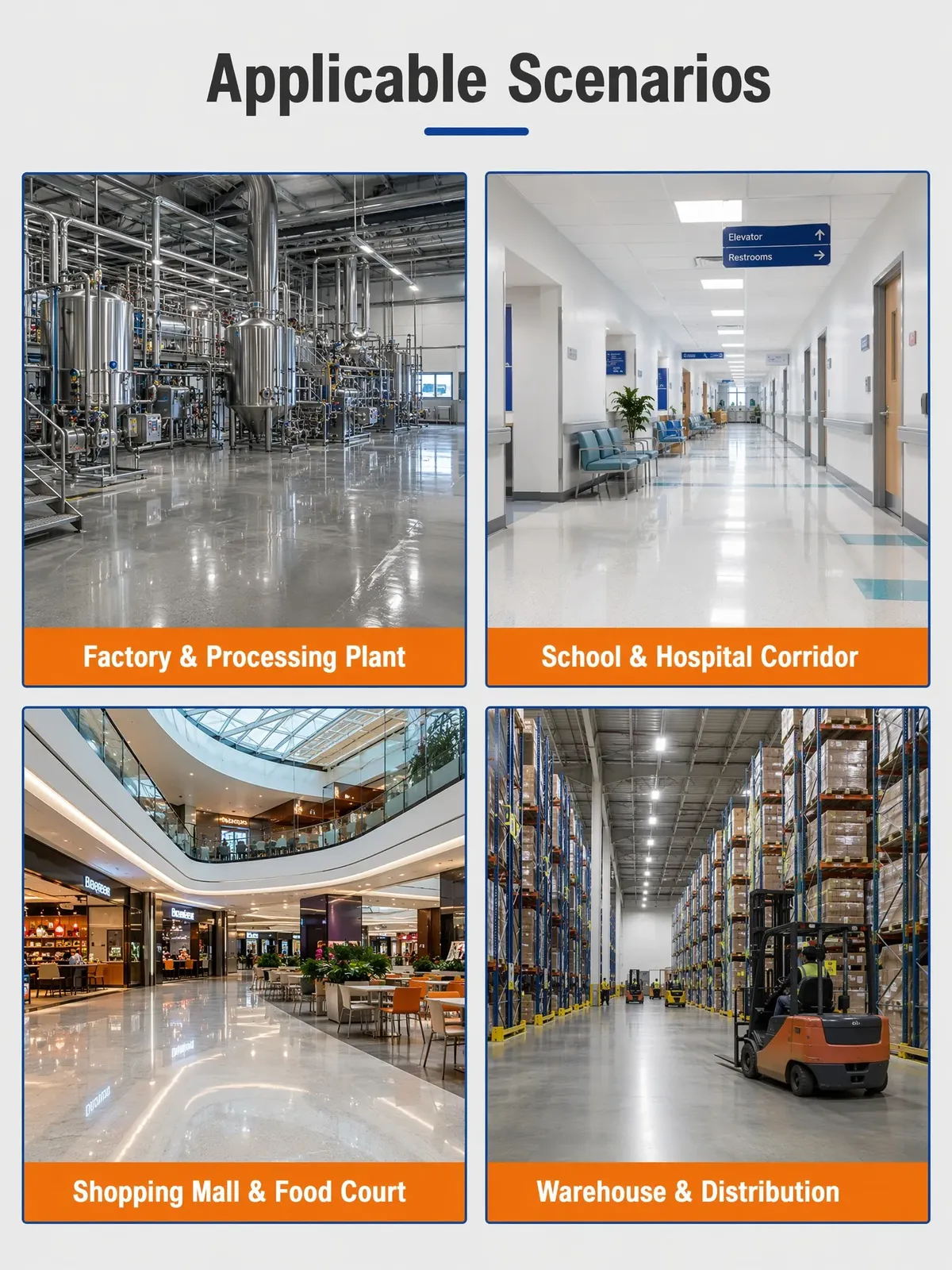 XD85 Electric Floor Scrubber Machine 580mm Ride on Floor photo 5