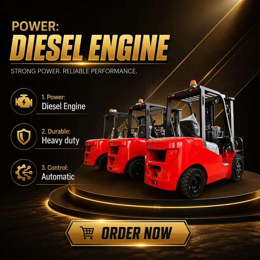 3.5 Ton Diesel Forklift Truck 3500 kg photo 1
