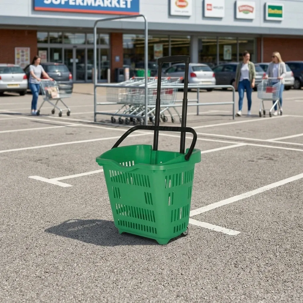 Supermarket Shopping Trolley Colourful (LPT-93534)