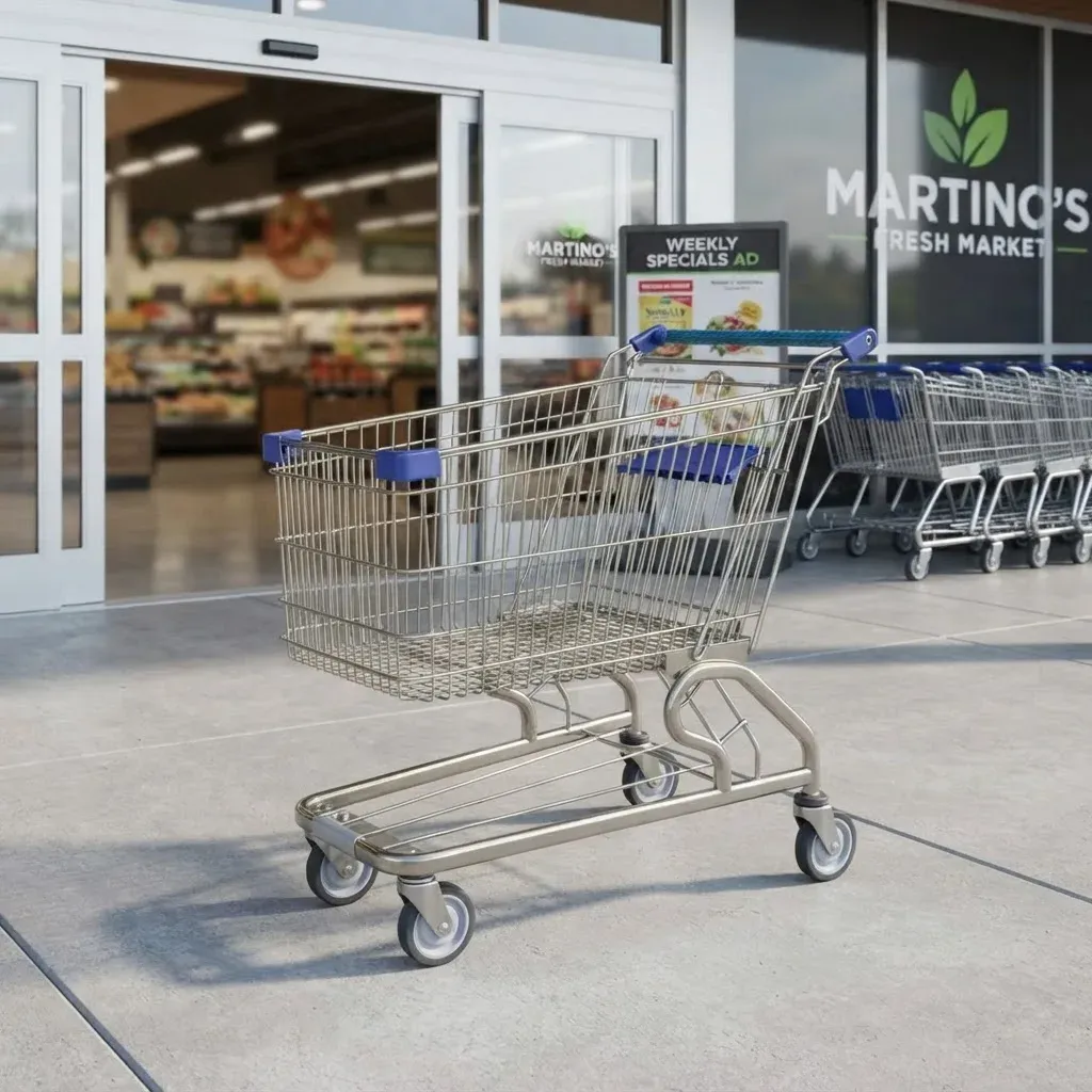 180L Metal Different American Style Shopping Trolley