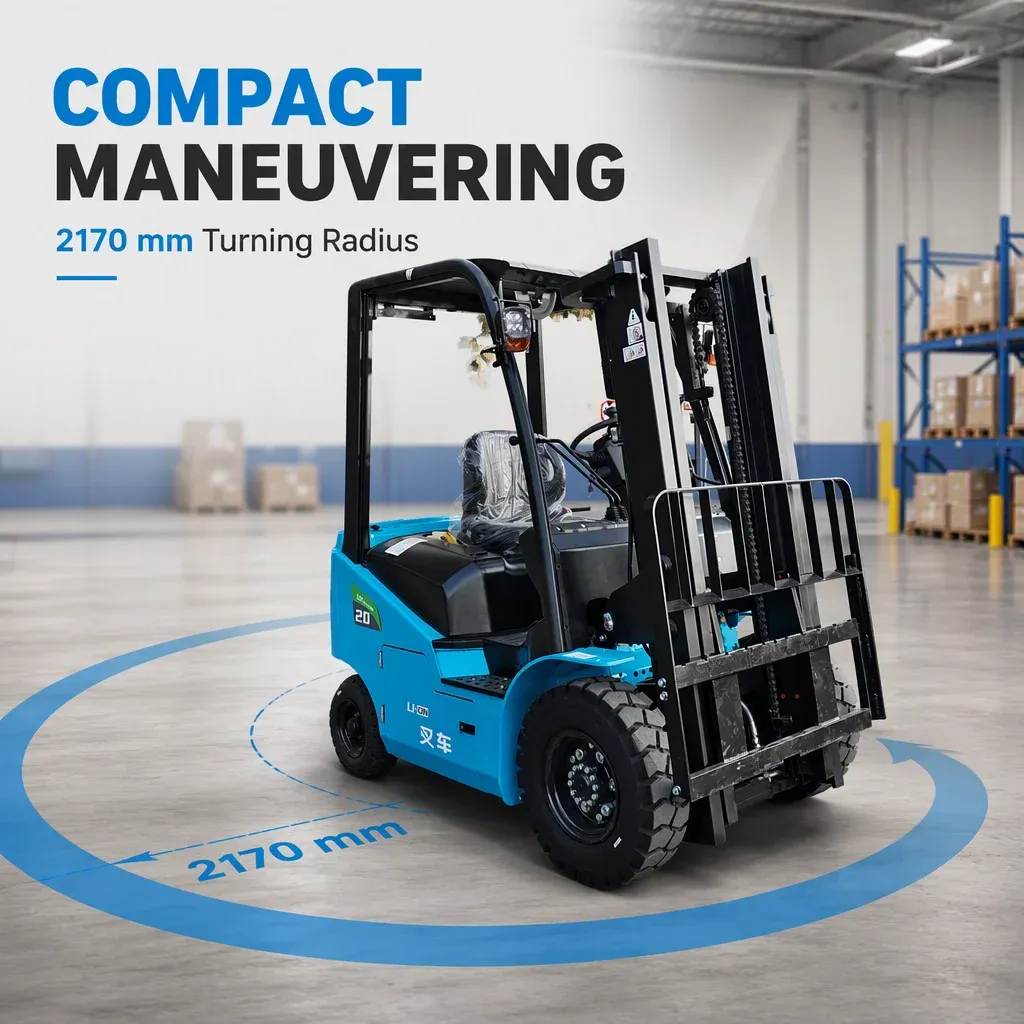 FB20 2000 to 2500 kg Electric Forklift detail 3