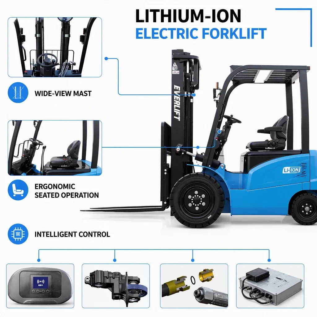 FB20 2000 to 2500 kg Electric Forklift detail 8
