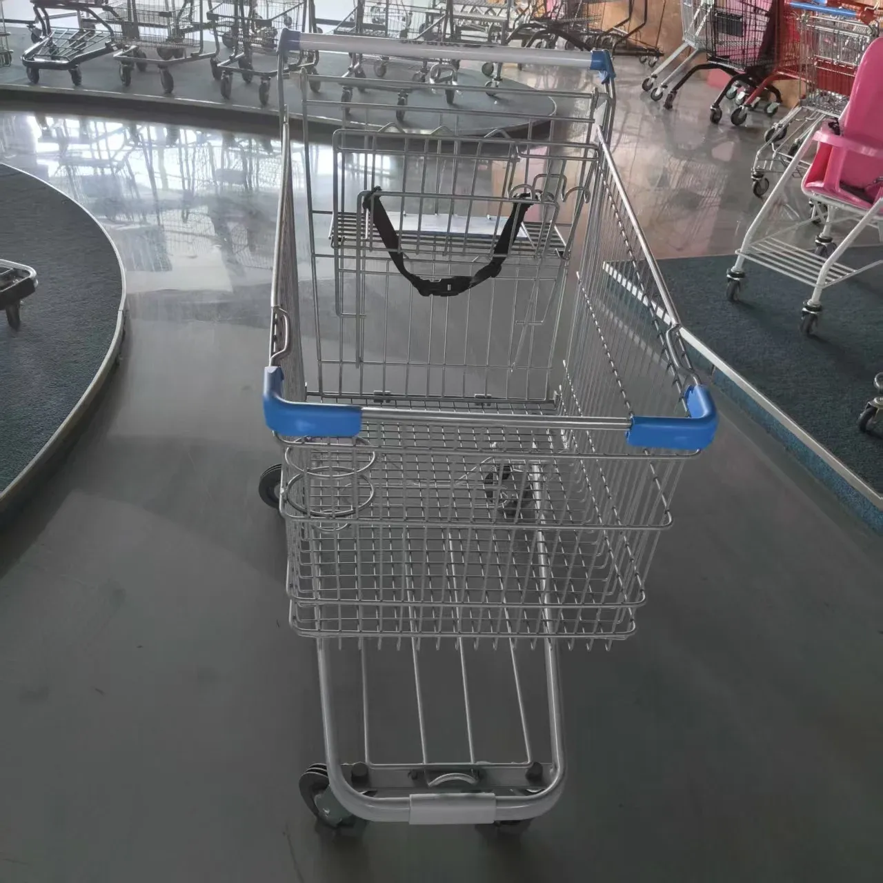American Style 150L Metal Supermarket Grocery Store Shopping Trolley photo 4