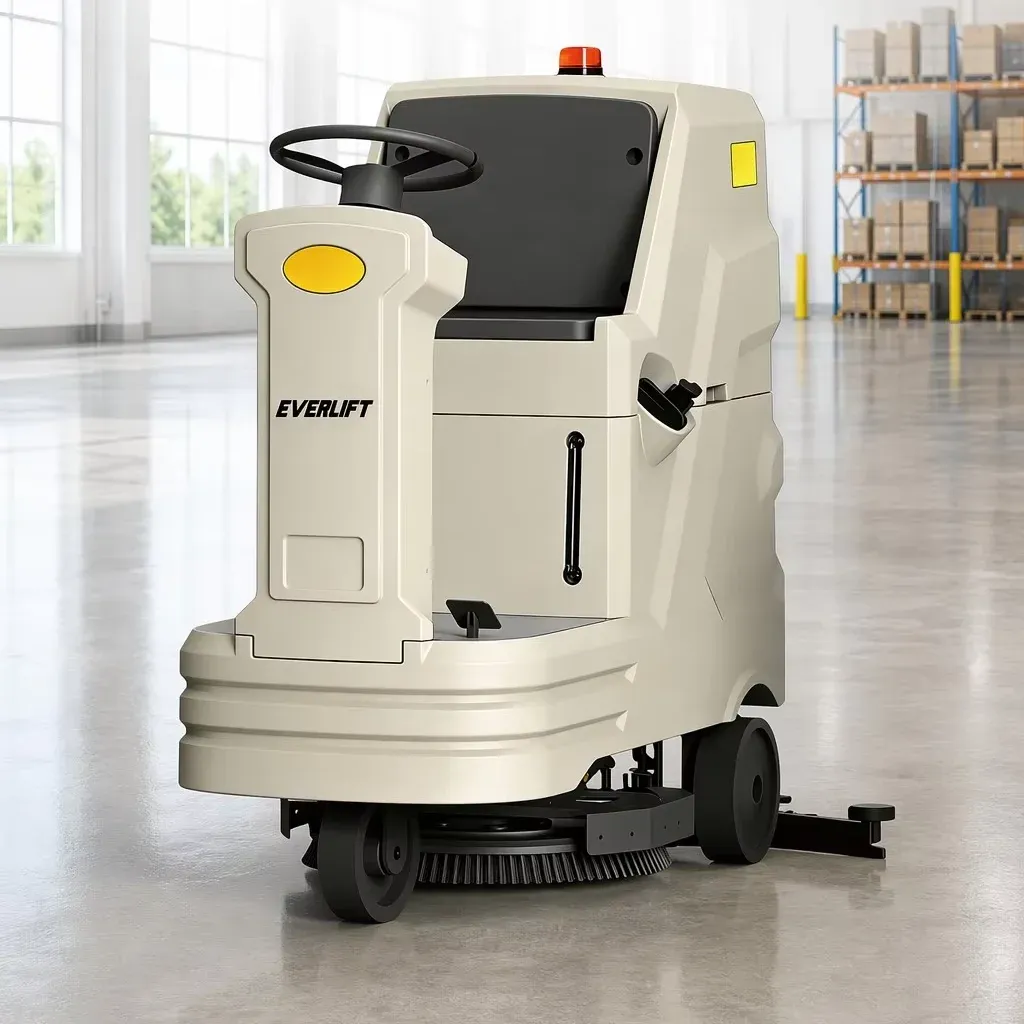 Floor Scrubber Machine 580mm Ride on Floor Scrubber
