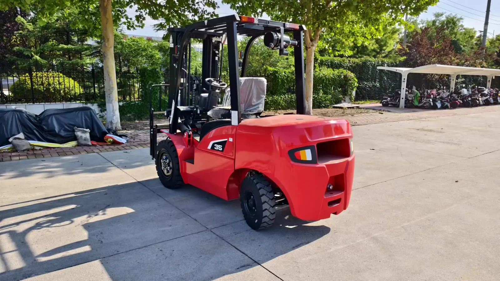 2 Ton 3 Ton 5 Ton 5000 kg Diesel Counterbalance Forklift detail 9