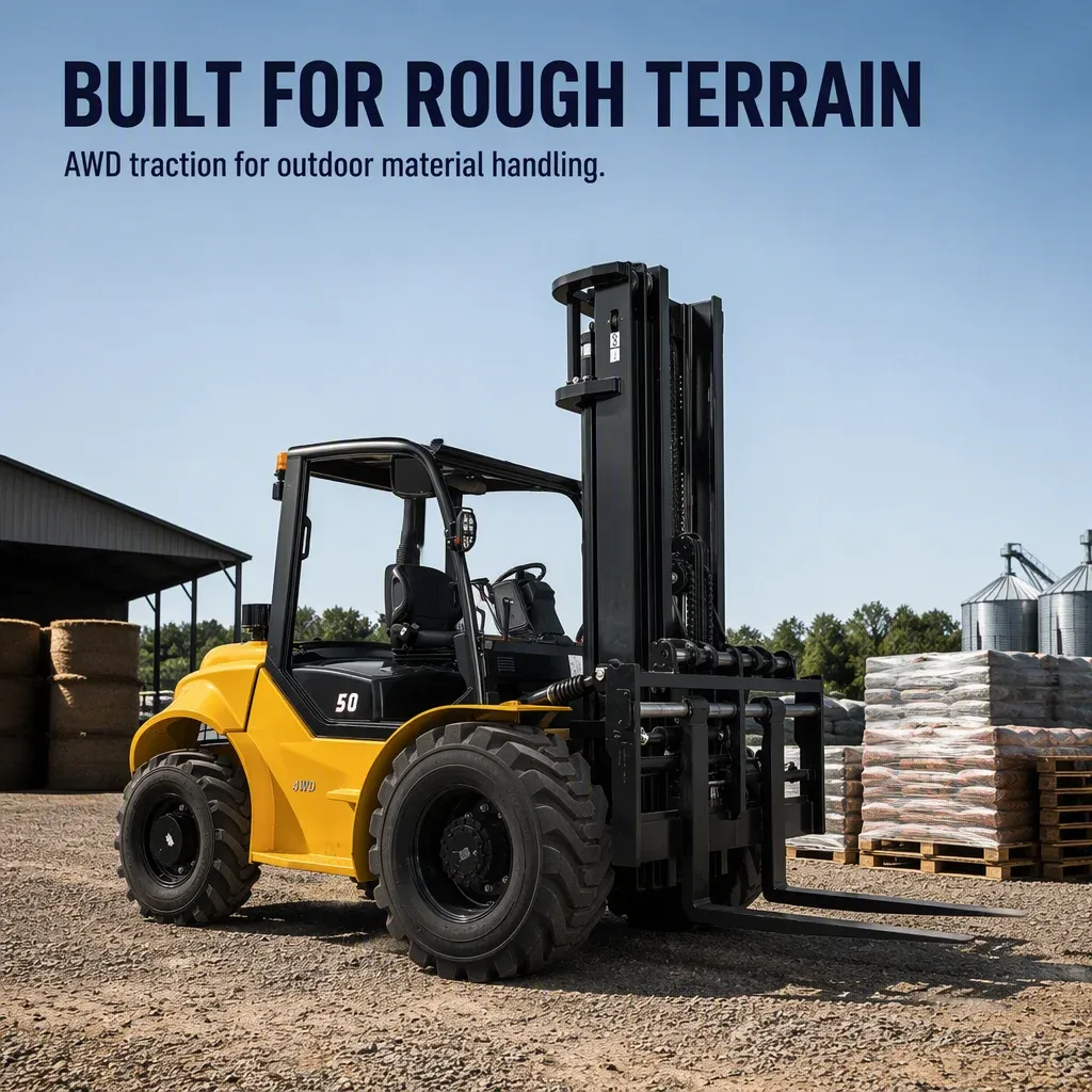 Rough Terrain Forklift 2.5Ton 3 TON 3.5 TON detail 1