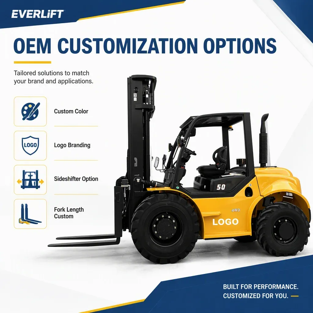 Rough Terrain Forklift 2.5Ton 3 TON 3.5 TON detail 14