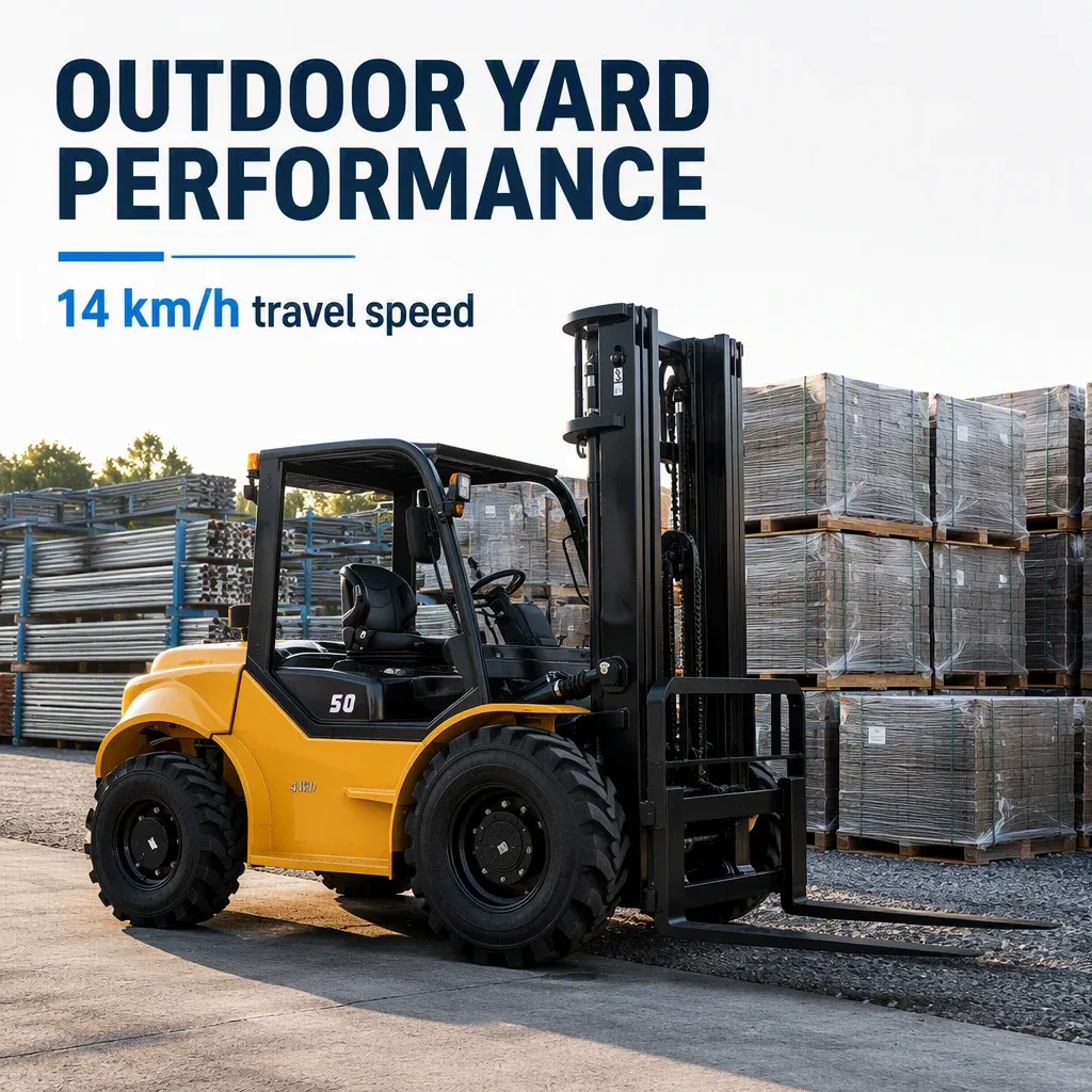 Rough Terrain Forklift 2.5Ton 3 TON 3.5 TON detail 2