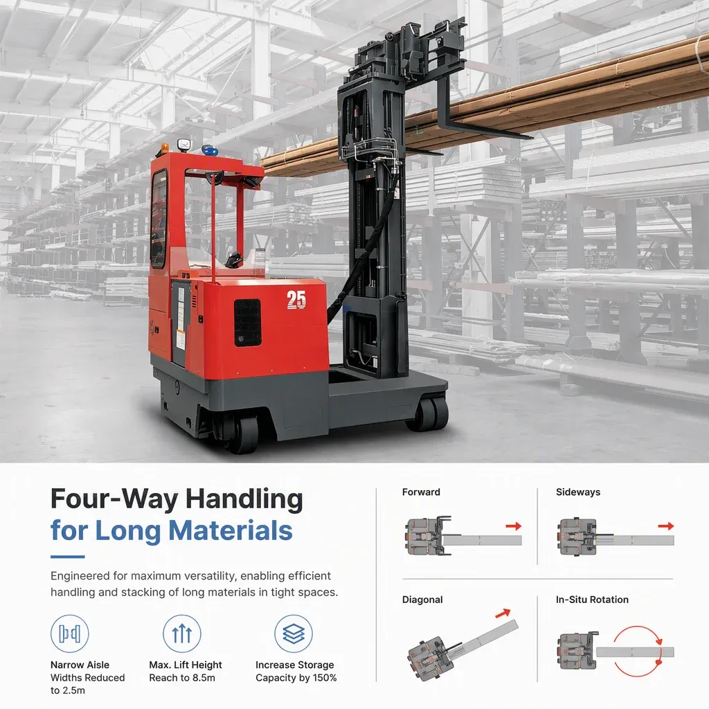 Multi Direction Forklift 3t/4t/5t detail 1