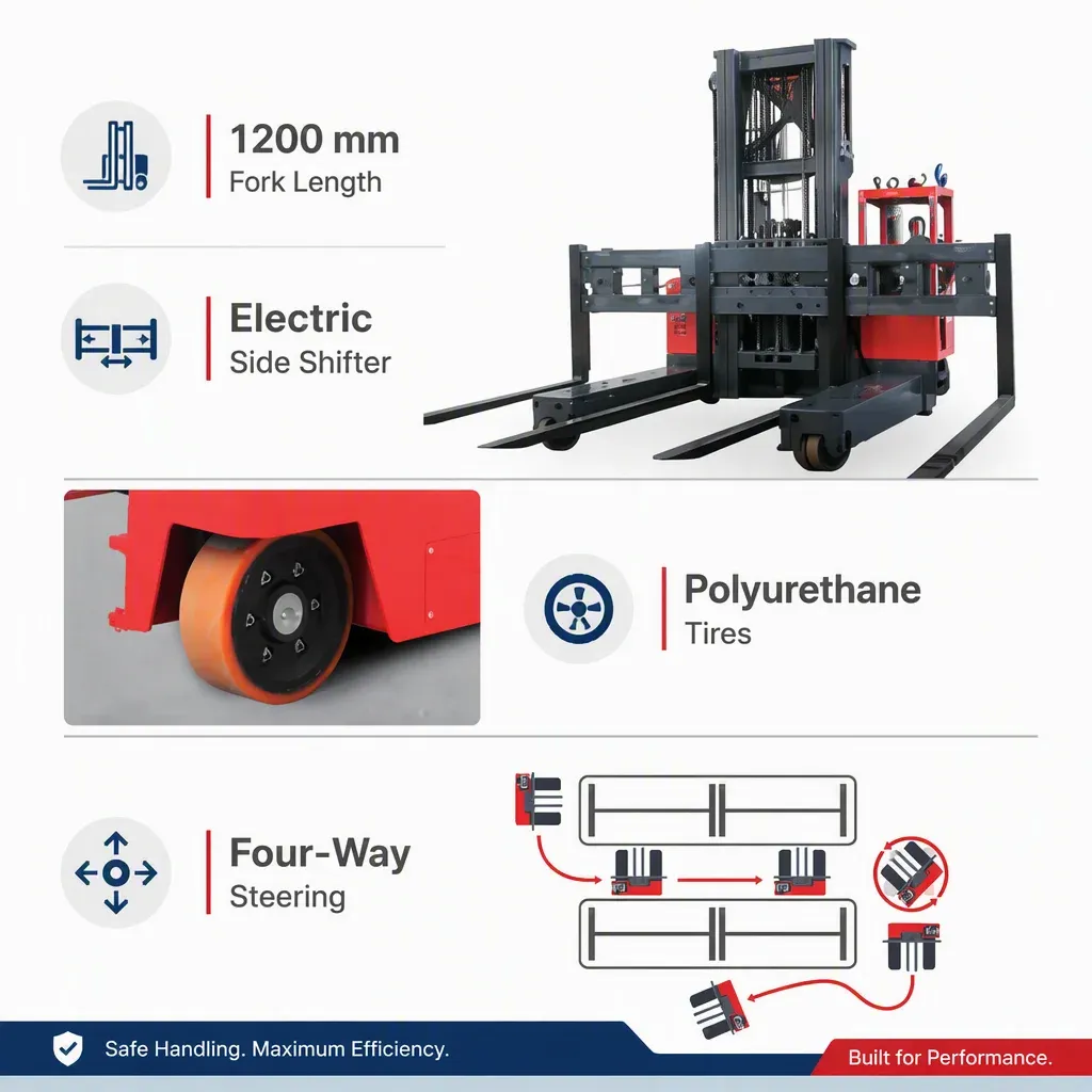 Multi Direction Forklift 3t/4t/5t detail 6