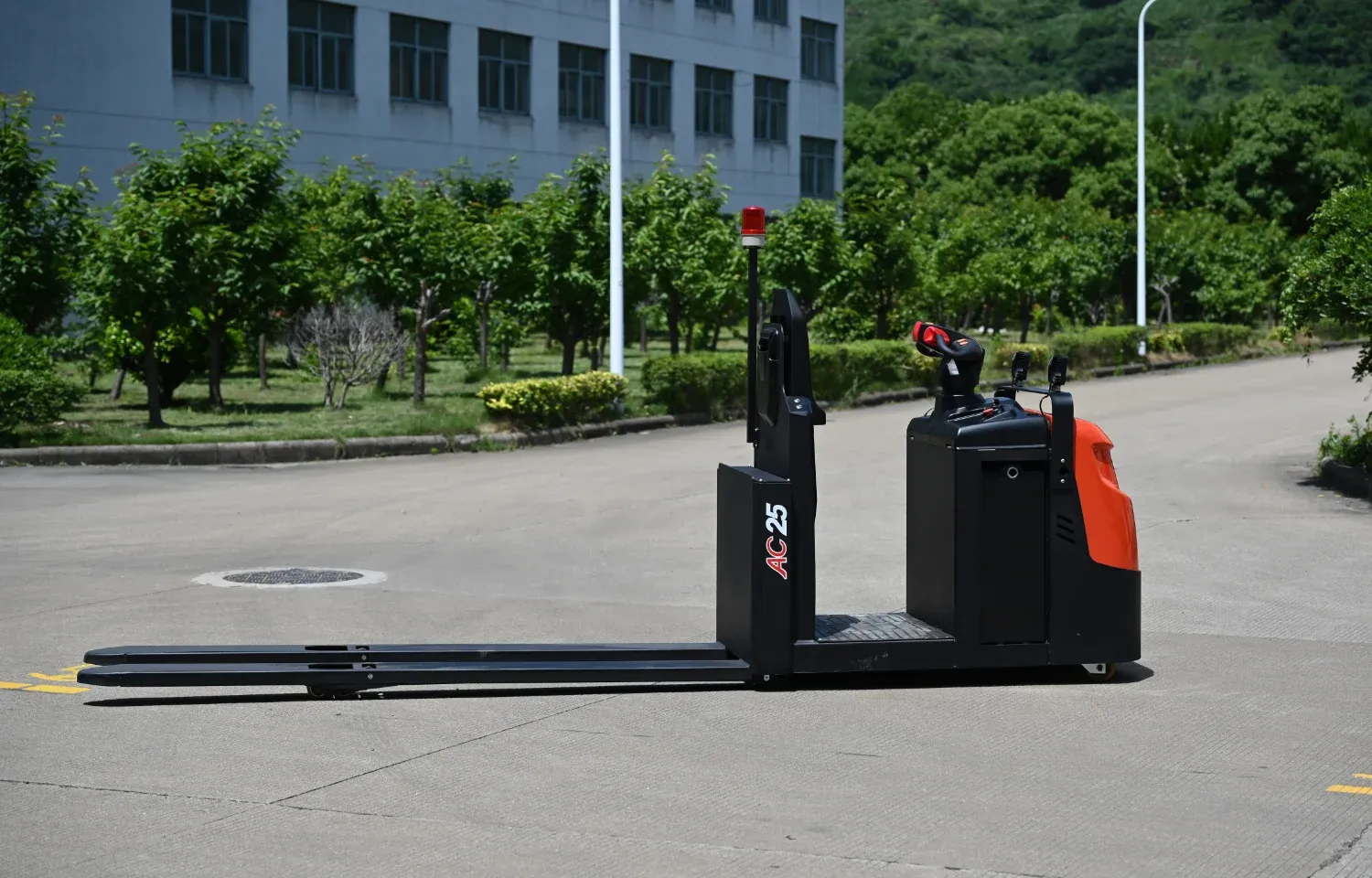 2T Stand on Full Electric Pallet Truck Lower Level Order detail 1