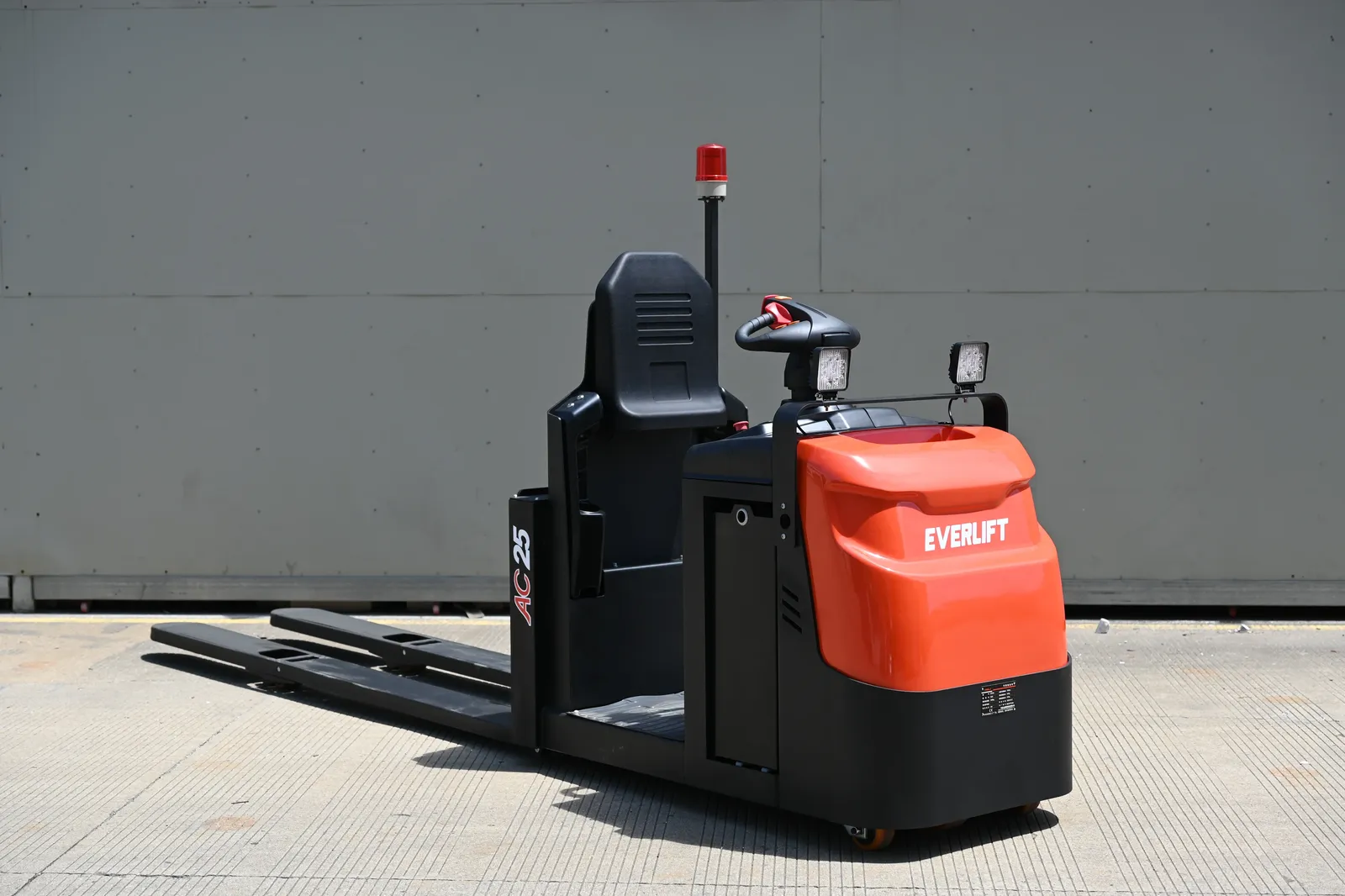 2T Stand on Full Electric Pallet Truck Lower Level Order photo 5