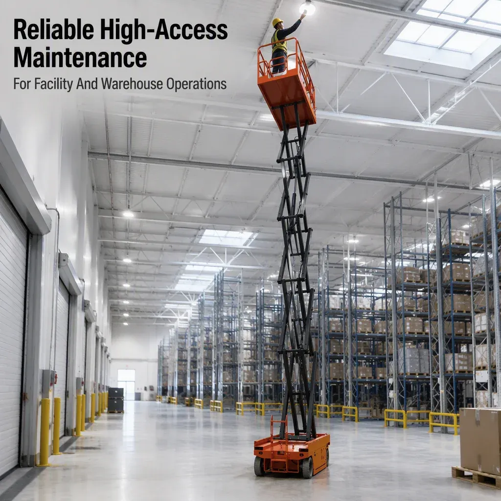10M 12M Scissor Lift Aerial Work Platform detail 1