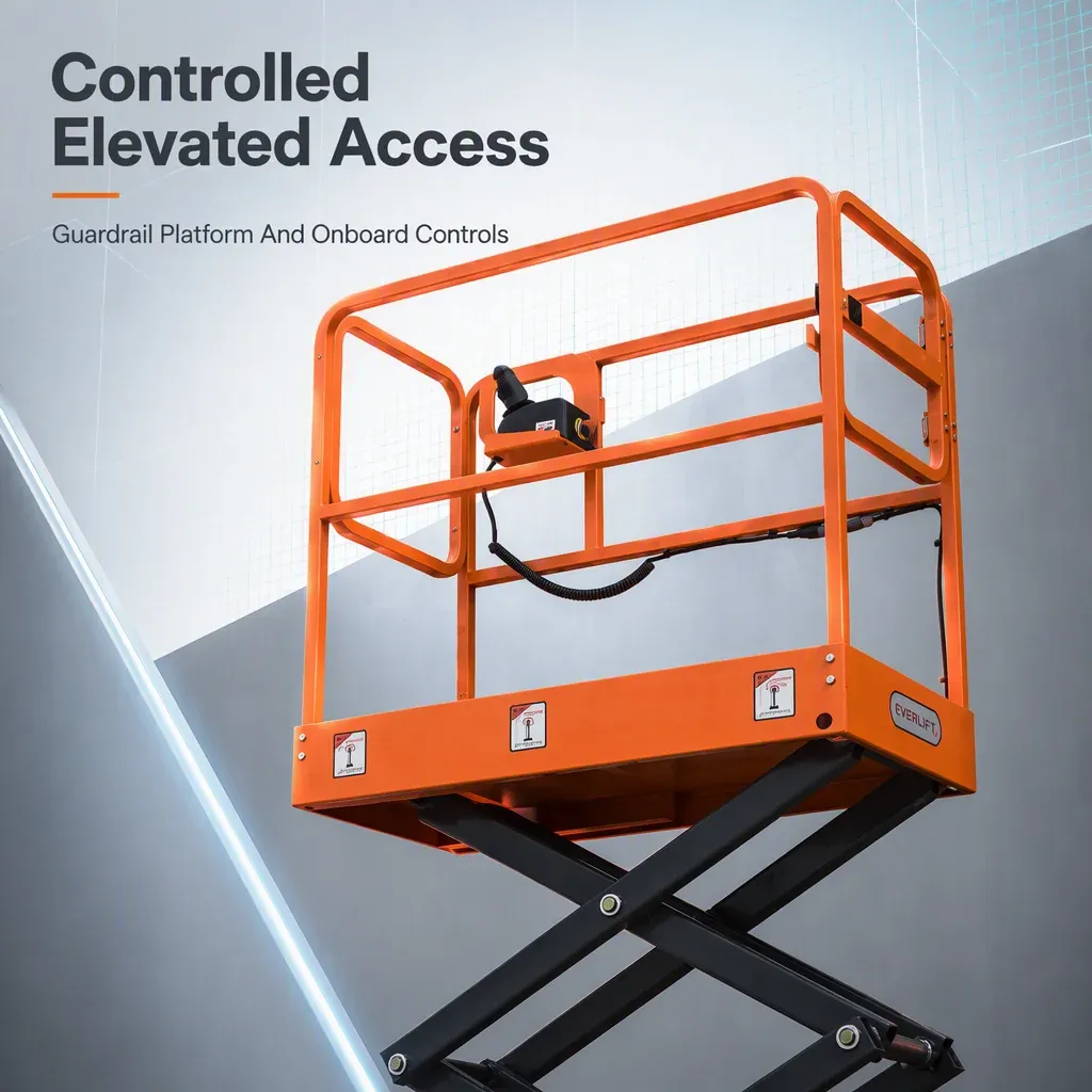 10M 12M Scissor Lift Aerial Work Platform detail 5