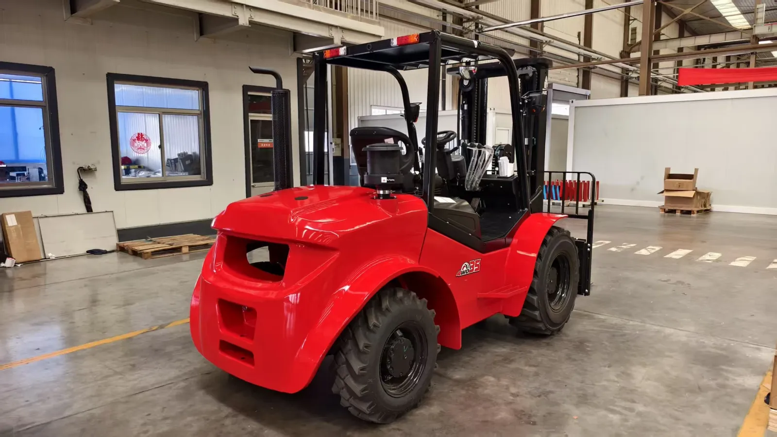 4WD Rough Terrain Forklift 3500 kg photo 6