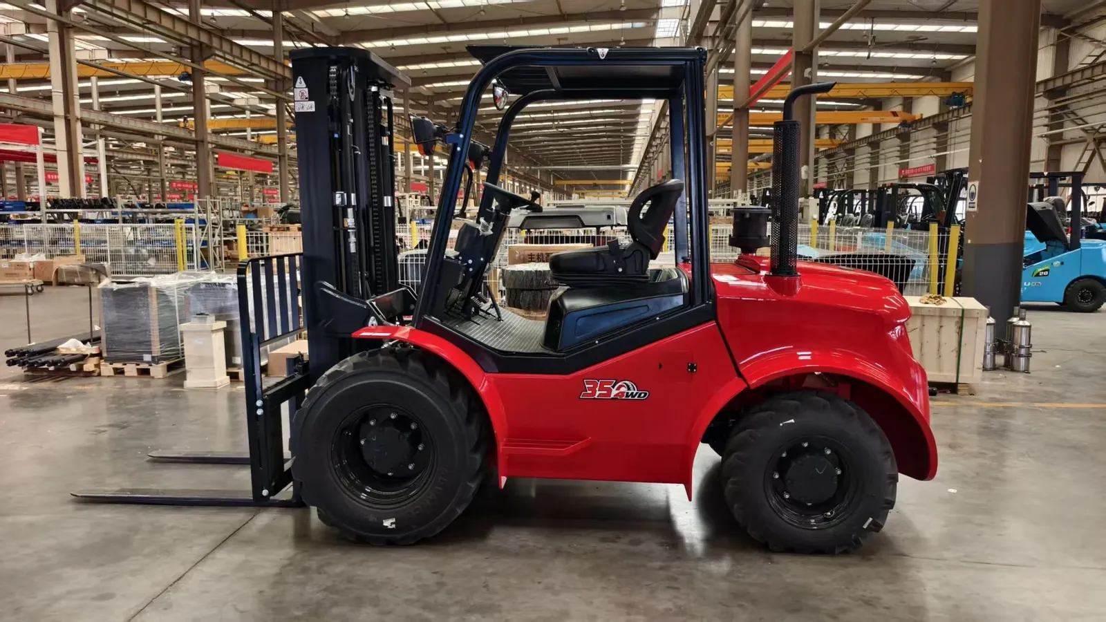 2WD Rough Terrain Forklift 3500 kg photo 5