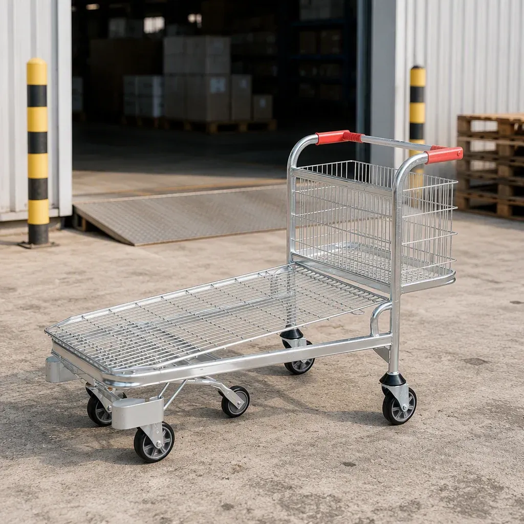 Heavy Duty Foldable Warehouse Trolley Five photo 1