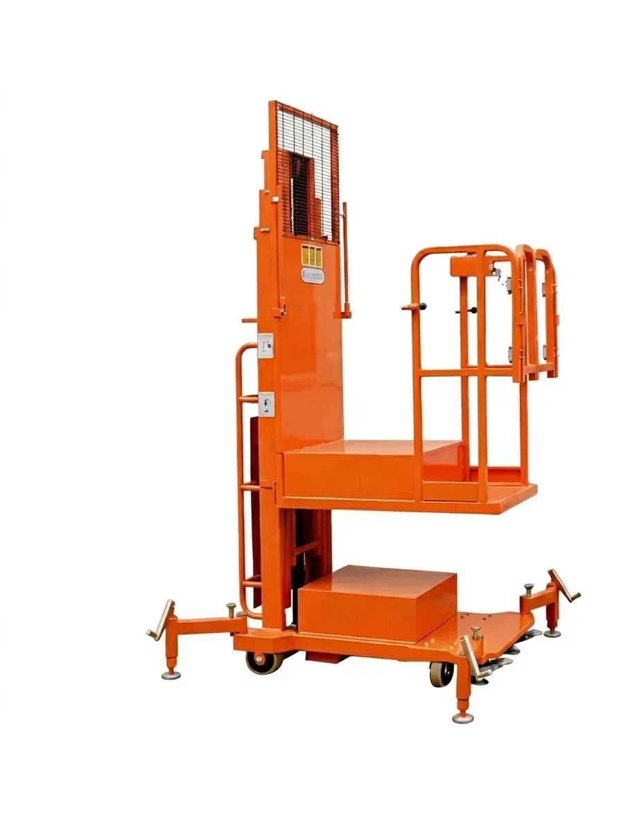 Electric Aerial Order Picker Self Propelled Narrow Aisle detail 3
