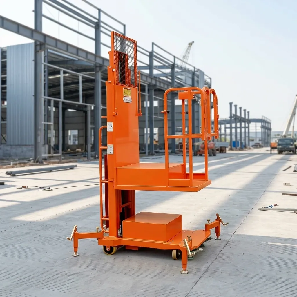 Electric Aerial Order Picker Self Propelled Narrow Aisle photo 1