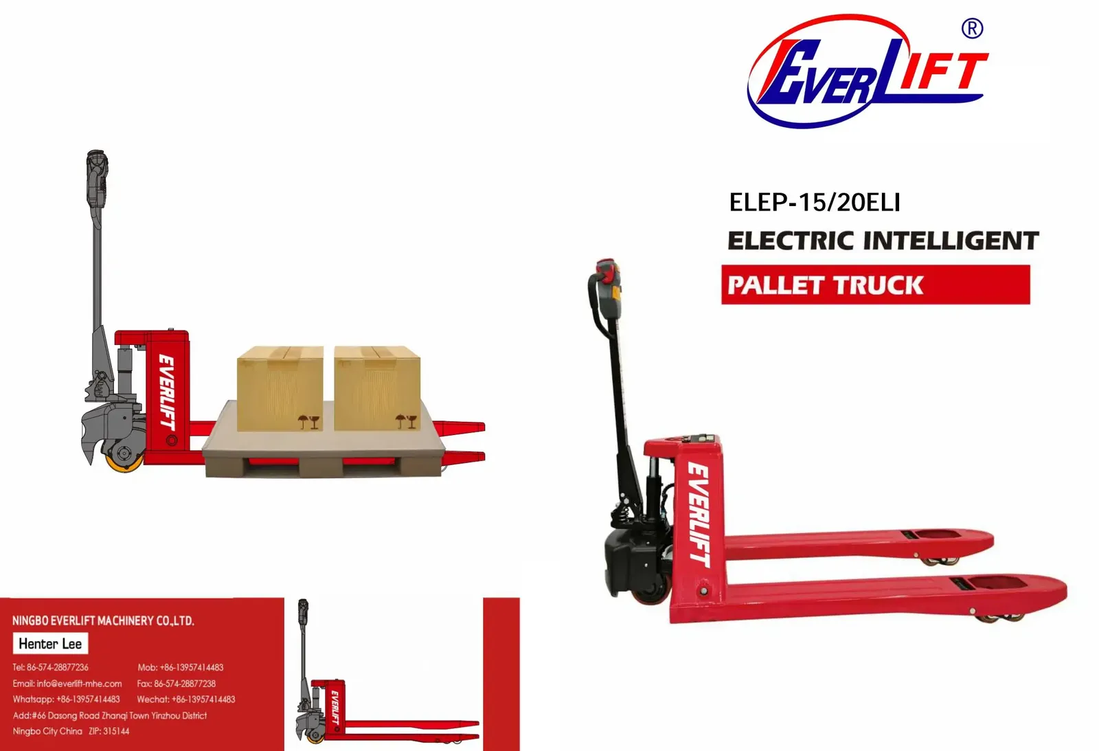 Lowest Pice ELEP-15/20ELI Full Electric Pallet Truck detail 2