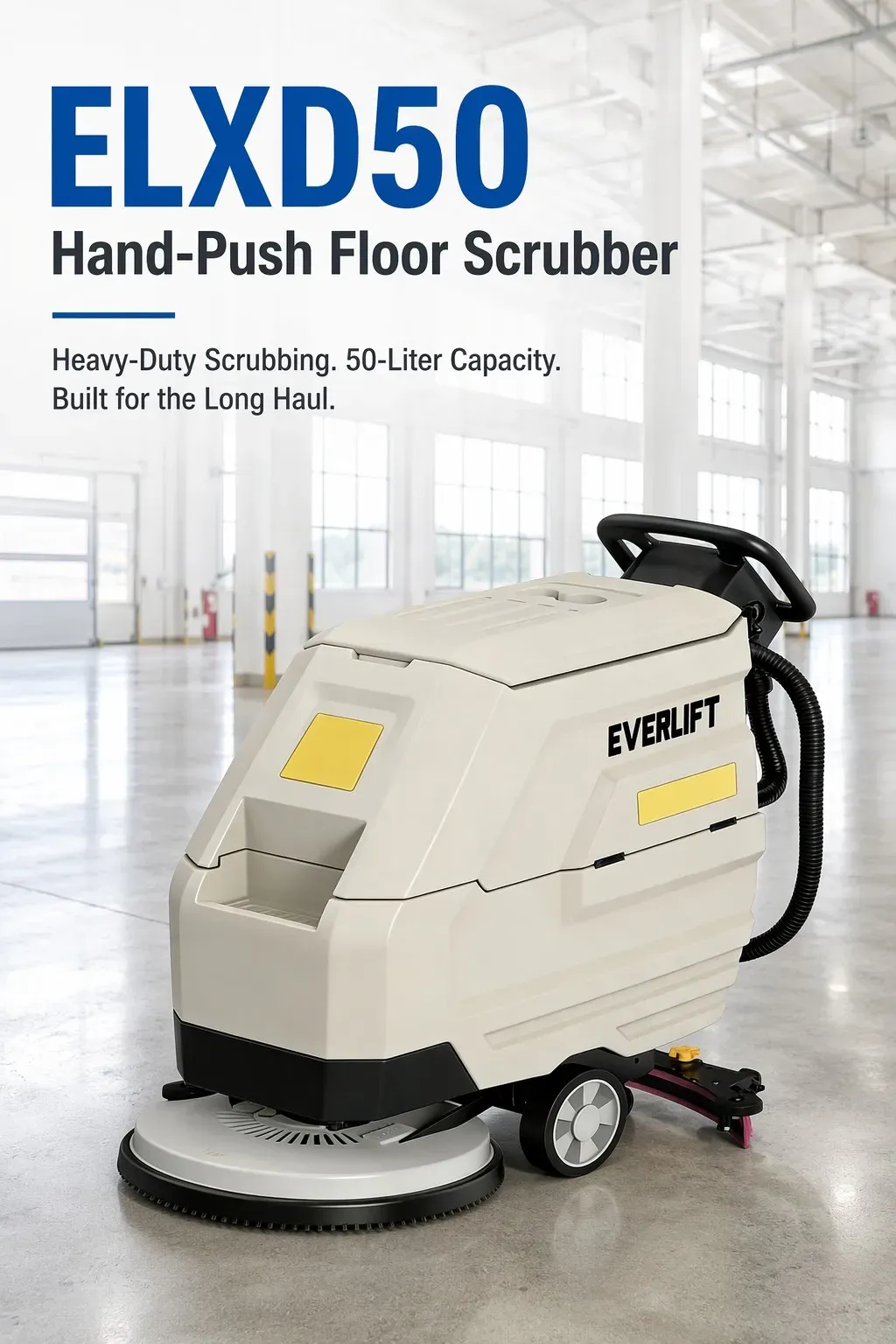 2026 Commercial Hand Push Manual Scrubber Auto Floor detail 3
