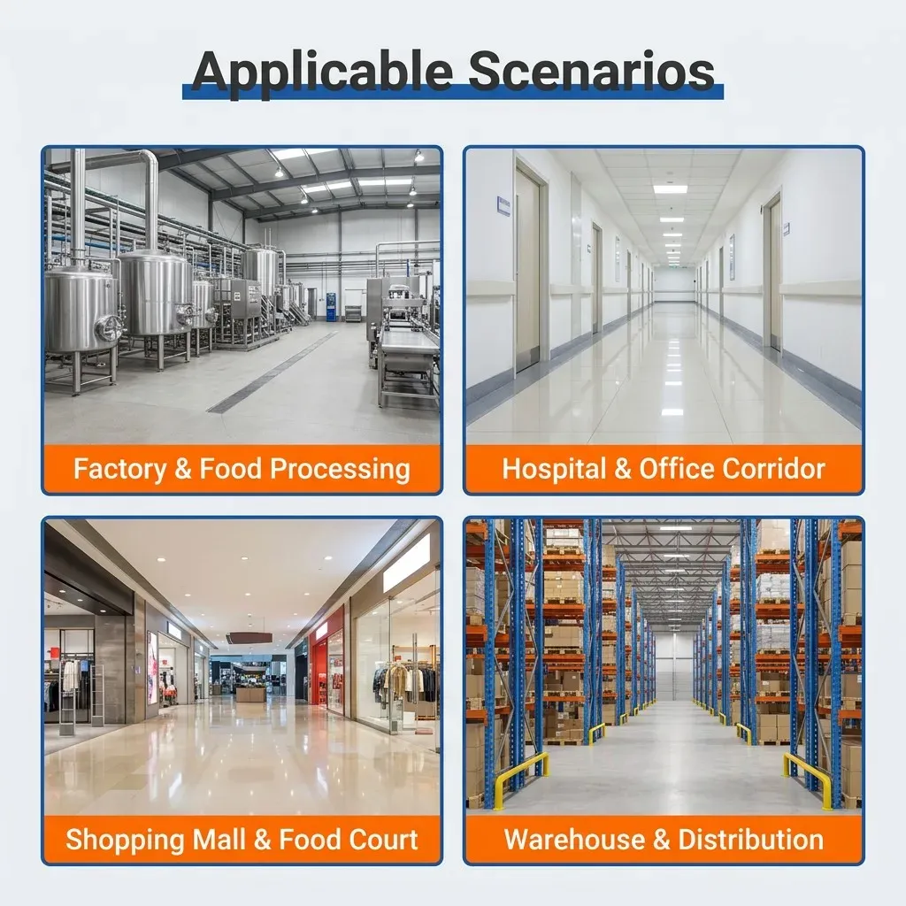 2026 Commercial Hand Push Manual Scrubber Auto Floor detail 6