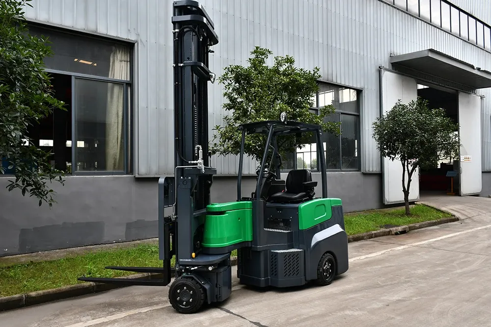 2 Ton 3 Ton Narrow Aisle Electric Articulated Forklift photo 2