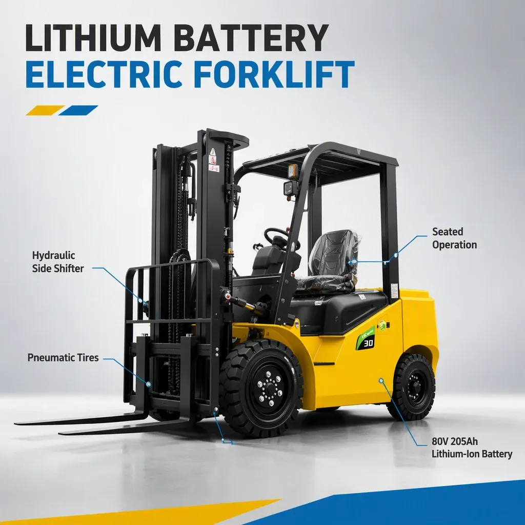 2T 3T 3.5T High-performance Lithium Battery Electric detail 6