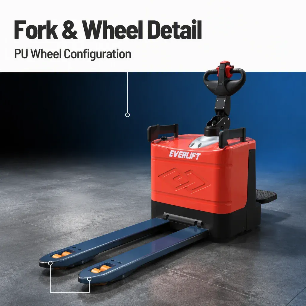 CBD-20 25 30 460 Electric Pallet Truck Standing Electric detail 6