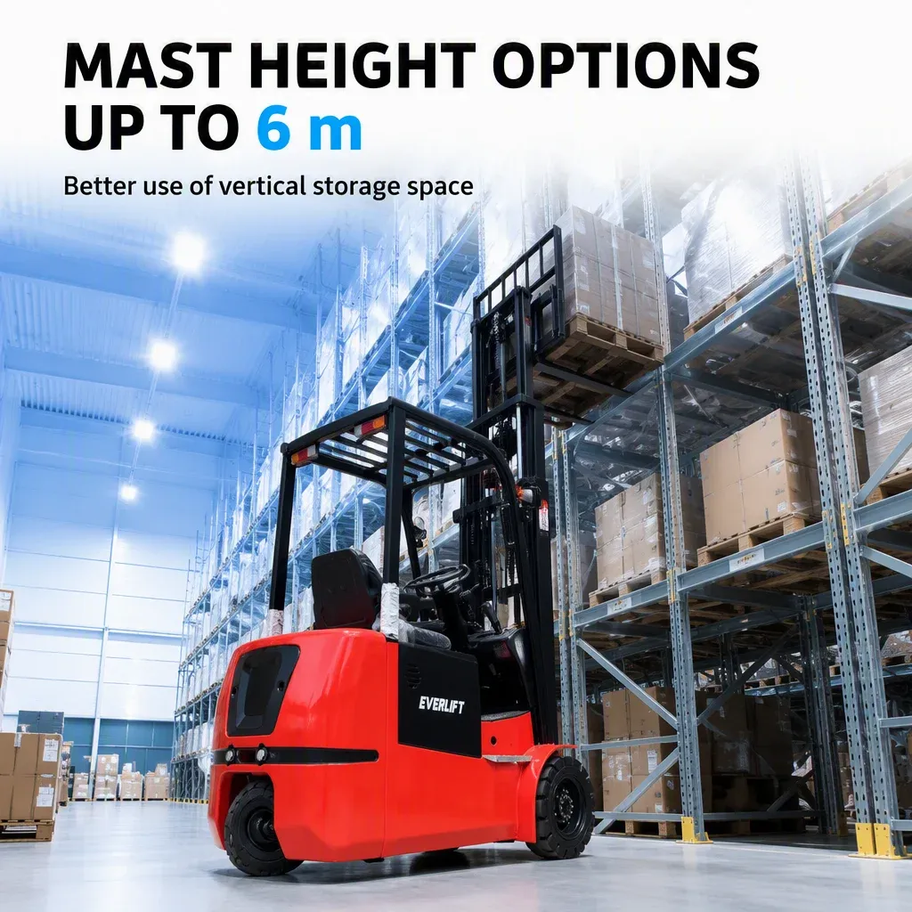 OEM 3 Wheel Electric Forklift 1.5-2 Ton detail 2