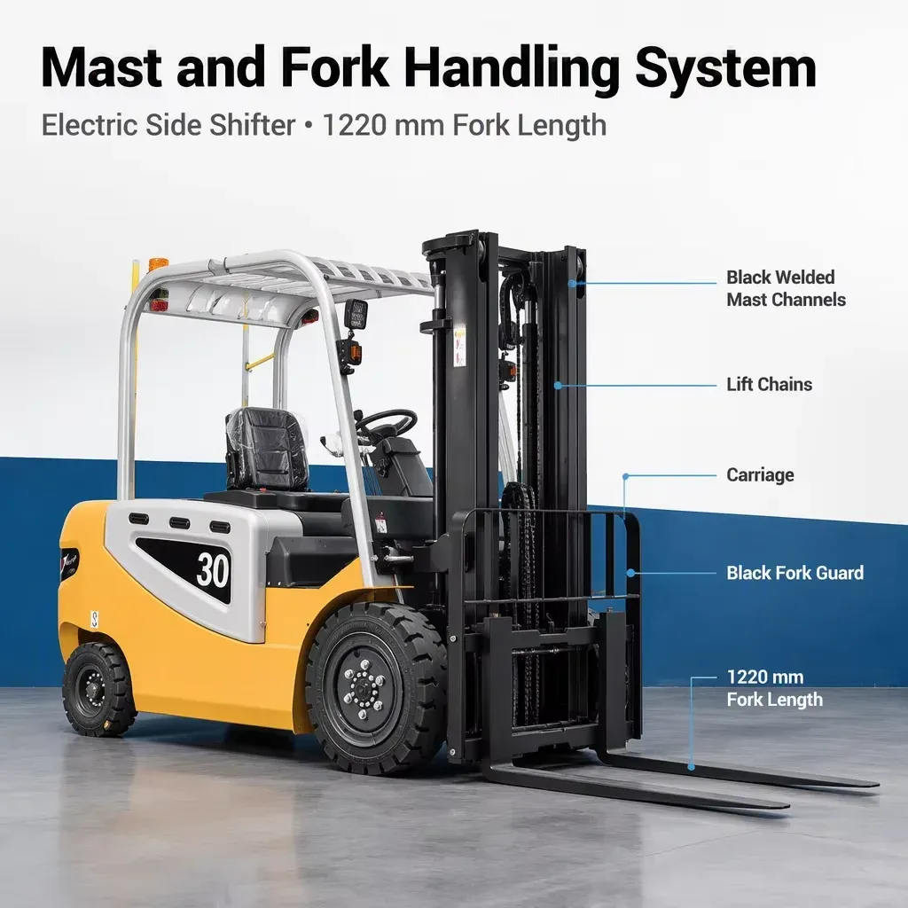 FB10-35E Electric Forklift Truck-Lithium-Ion Battery 1.5T-3.5T