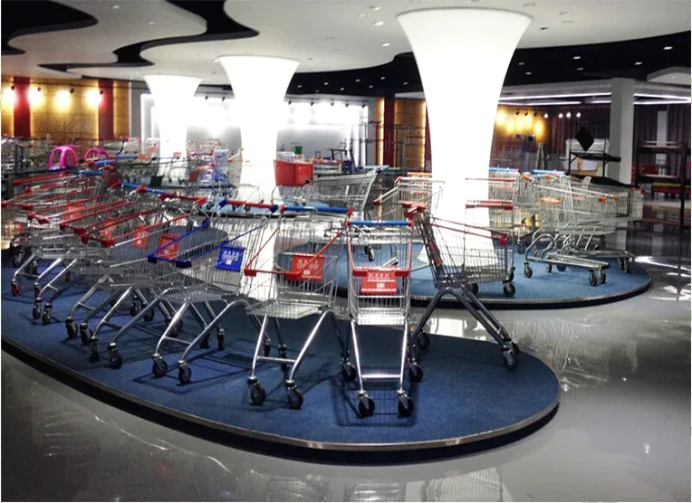 125L European Style Supermarket Shopping Trolley detail 6