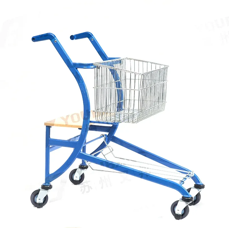 125L European Style Supermarket Shopping Trolley photo 4