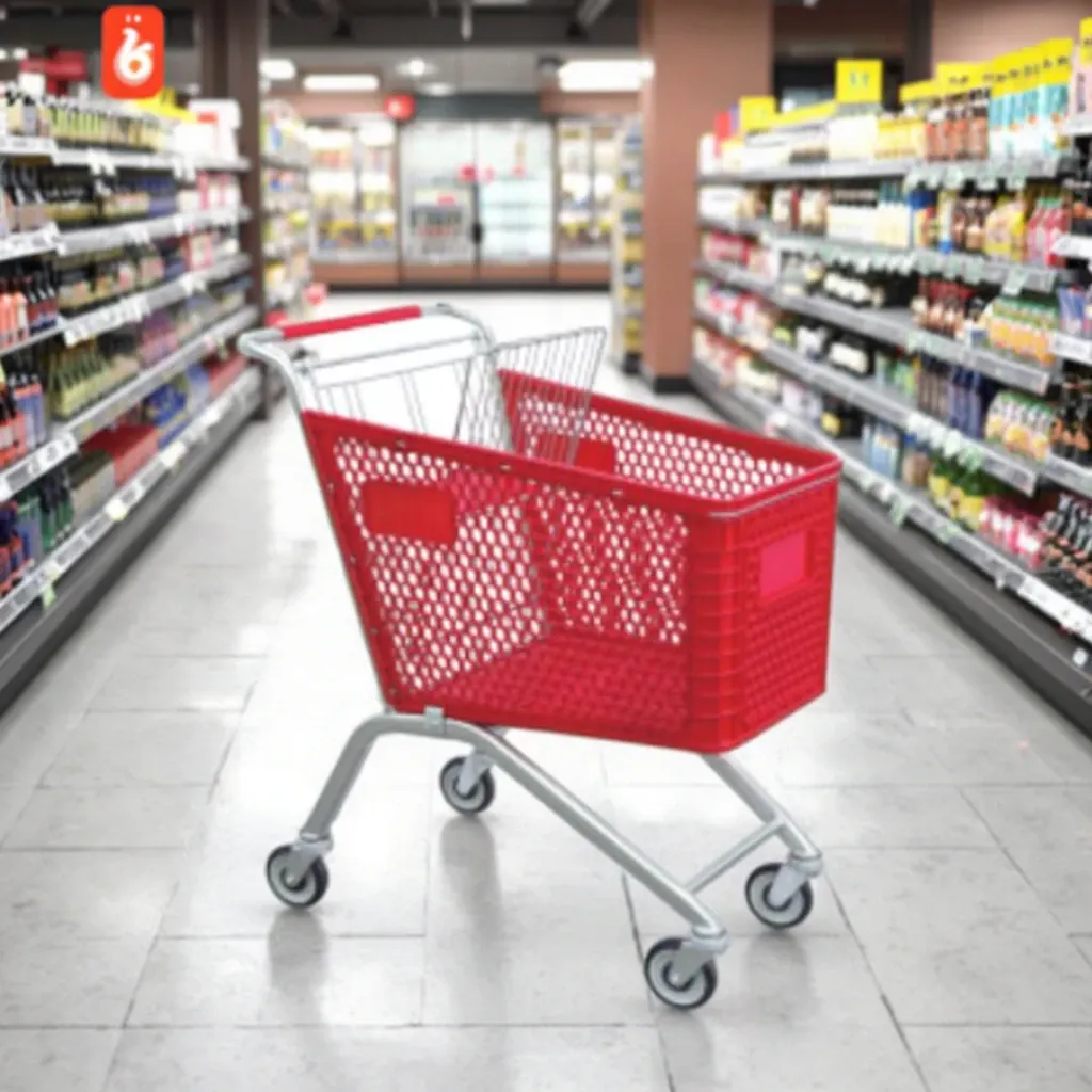 Plastic Supermarket Trolley photo 2