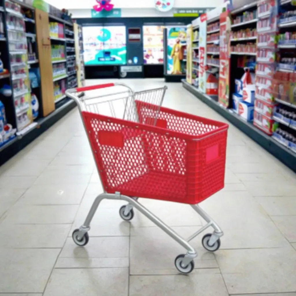 Plastic Supermarket Trolley photo 3