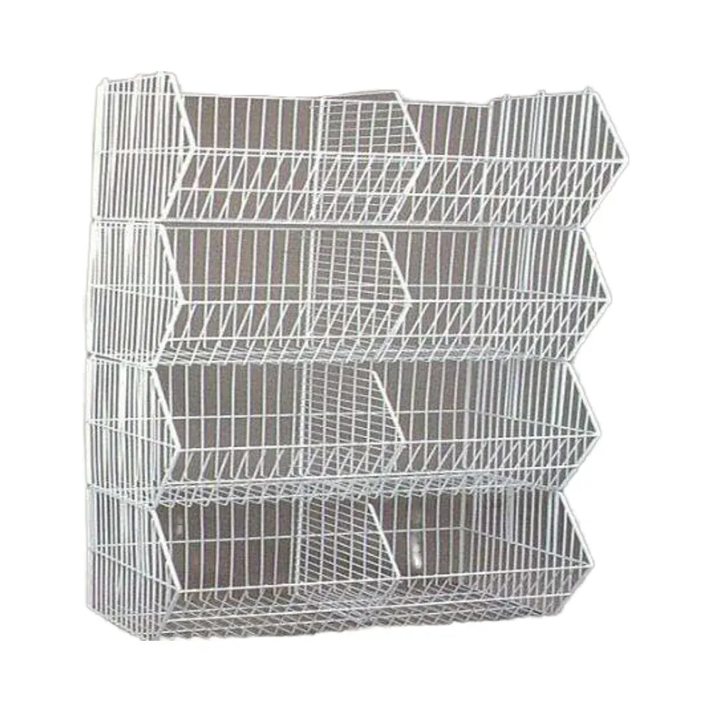 Folding Stacking Cage, Wire Storage Basket photo 2