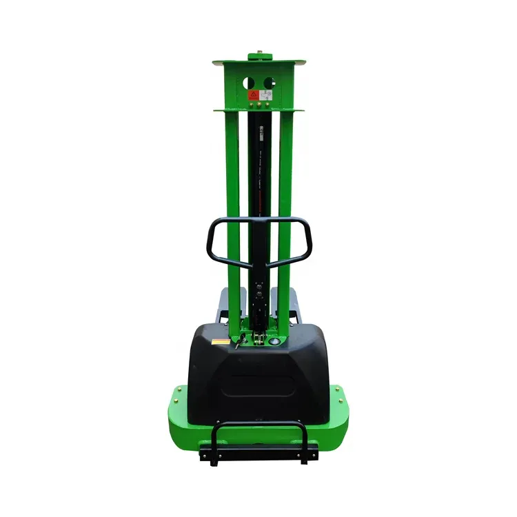 500 kg 1100mm Semi Electric Self Loading Pallet Lift Van detail 2