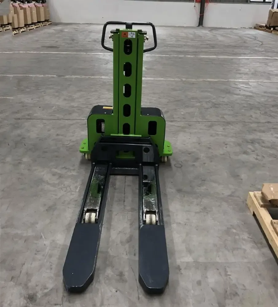 500 kg 1100mm Semi-Electric Pallet Lift Stacker Portable photo 5